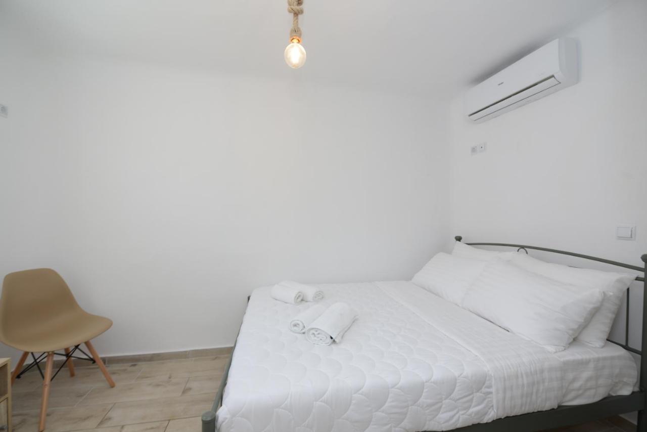 Superior Beachfront Apartment 1 With View To The Aegean Sea Panormos  Luaran gambar
