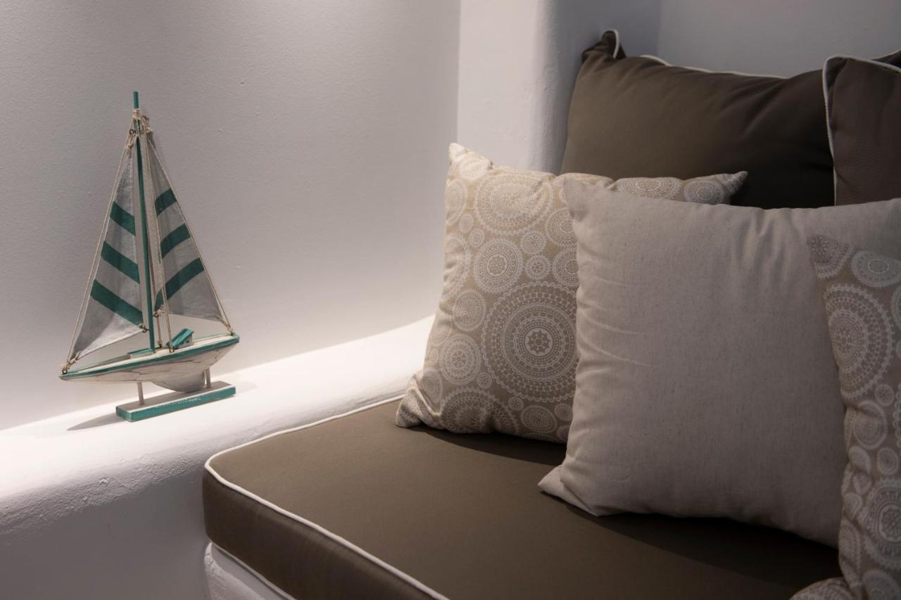 Superior Beachfront Apartment 1 With View To The Aegean Sea Panormos  Luaran gambar